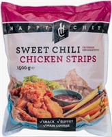 Sweet Chili kyckling strips 6x1,5kg Happy Chef
