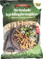 Stekta kyckling strimlad 10mm 4x2,5kg flevogold