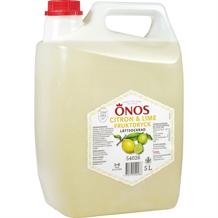 Citronlime lättsockrad 5L