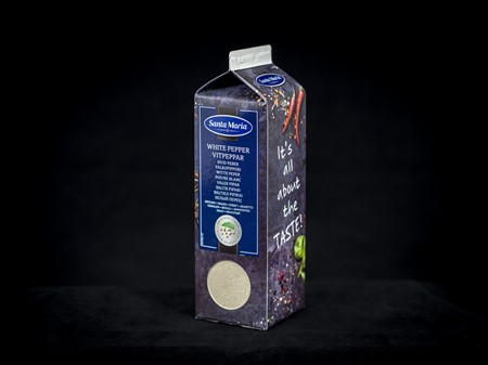 Vitpeppar malen 6x500  gr SM