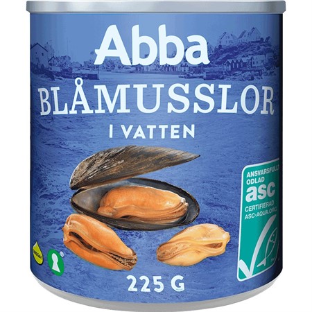 ASC Musslor i vatten 24x225g