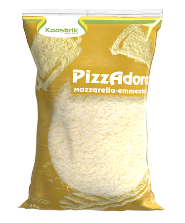 Pizzadora riven Mozza/Emmentaler 70/30 6x2kg