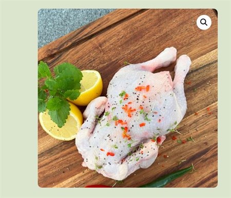 Hel kyckling 800g Qualiko Halal
