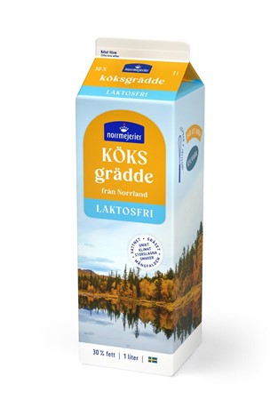 Laktosfri Köksgrädde 6x1L 30% Norrmejerier