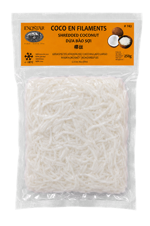 Strimlad Kokos 48x250g Exostar