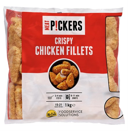 Crispy Chicken Fillets 5x1kg McCain