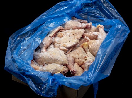 Kycklingklubba m ryggben styckfryst 10kg/låda