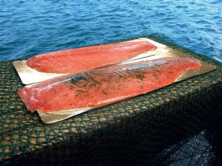 Kallrökt skivad Lax Ca:11kg Feldt´s