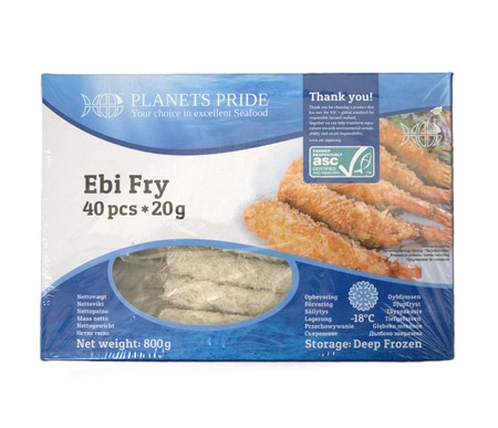 Ebi Fry Torpedo 20gr 40pcs 12x800gr Planet Pride